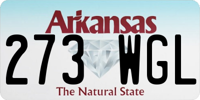 AR license plate 273WGL