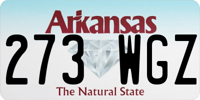 AR license plate 273WGZ
