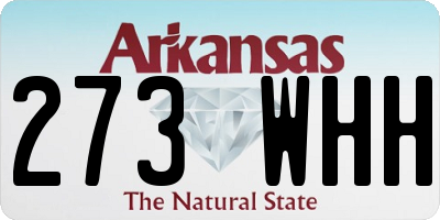 AR license plate 273WHH