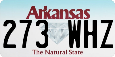 AR license plate 273WHZ