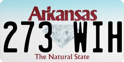AR license plate 273WIH