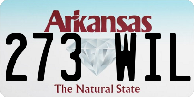 AR license plate 273WIL