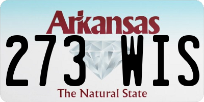 AR license plate 273WIS