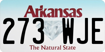 AR license plate 273WJE