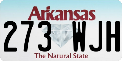 AR license plate 273WJH