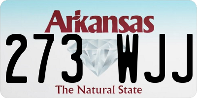 AR license plate 273WJJ