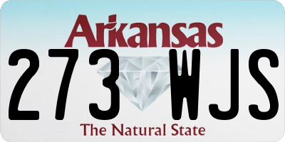 AR license plate 273WJS