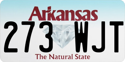 AR license plate 273WJT