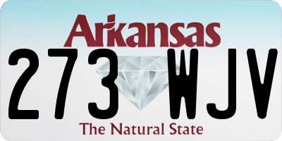 AR license plate 273WJV
