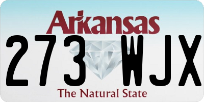 AR license plate 273WJX
