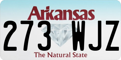 AR license plate 273WJZ