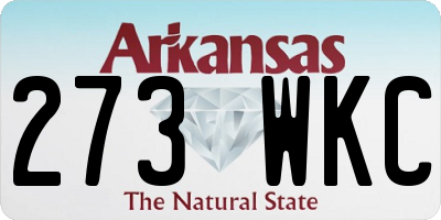 AR license plate 273WKC