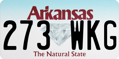 AR license plate 273WKG