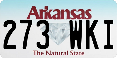 AR license plate 273WKI