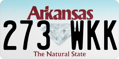 AR license plate 273WKK