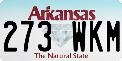 AR license plate 273WKM