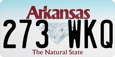 AR license plate 273WKQ