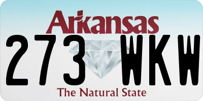 AR license plate 273WKW