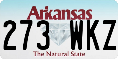 AR license plate 273WKZ