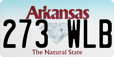 AR license plate 273WLB