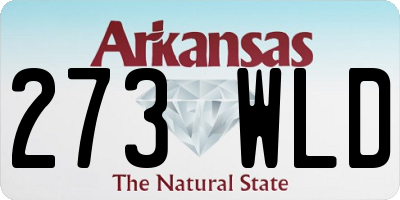 AR license plate 273WLD