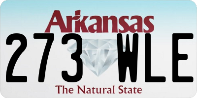 AR license plate 273WLE