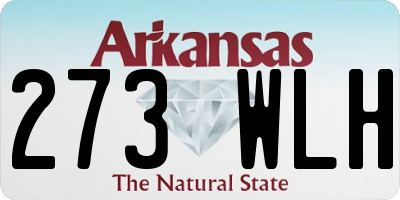 AR license plate 273WLH