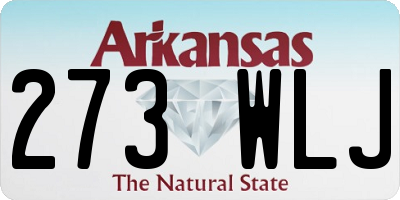 AR license plate 273WLJ