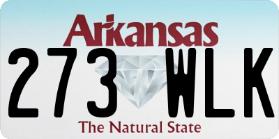 AR license plate 273WLK