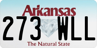 AR license plate 273WLL