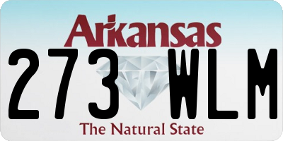 AR license plate 273WLM
