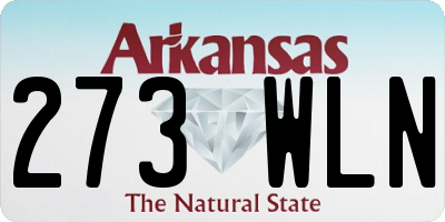 AR license plate 273WLN