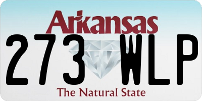 AR license plate 273WLP
