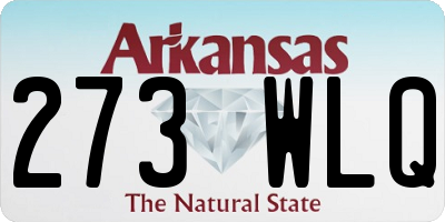 AR license plate 273WLQ