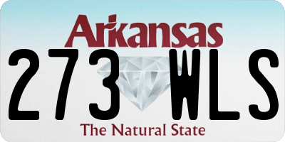 AR license plate 273WLS