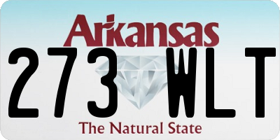 AR license plate 273WLT