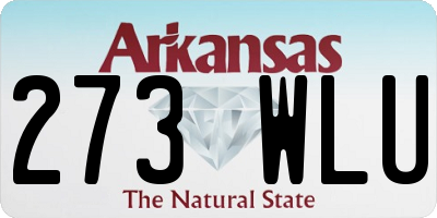 AR license plate 273WLU
