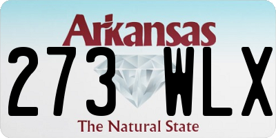 AR license plate 273WLX