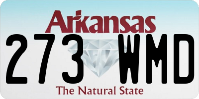 AR license plate 273WMD