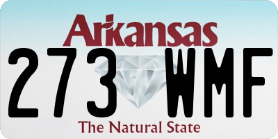 AR license plate 273WMF
