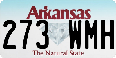 AR license plate 273WMH