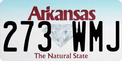 AR license plate 273WMJ