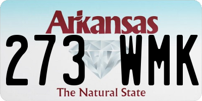 AR license plate 273WMK
