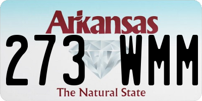 AR license plate 273WMM