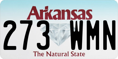 AR license plate 273WMN