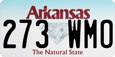 AR license plate 273WMO