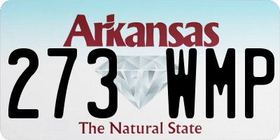 AR license plate 273WMP