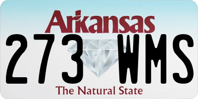 AR license plate 273WMS