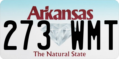 AR license plate 273WMT
