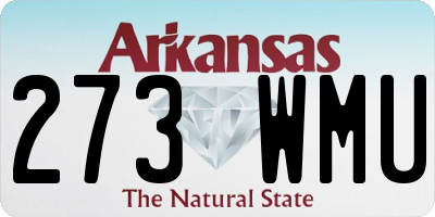 AR license plate 273WMU